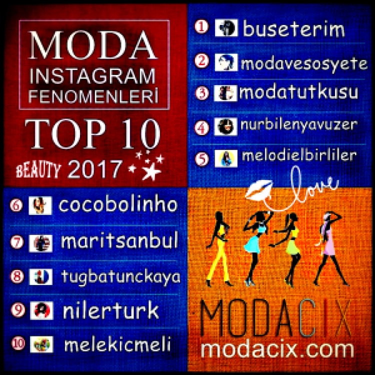Instagram'da En İyi 10 Moda Fenomeni