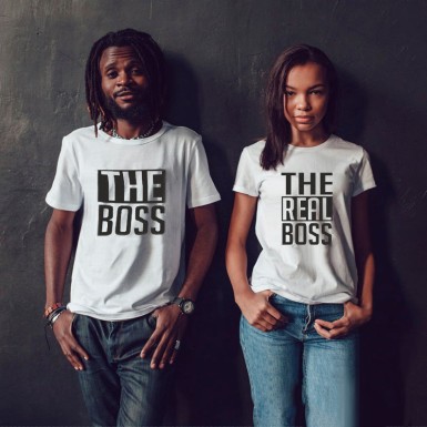 The Boss / The Real Boss Sevgili Tişörtleri