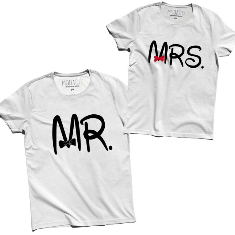 Mr Mrs Tişört