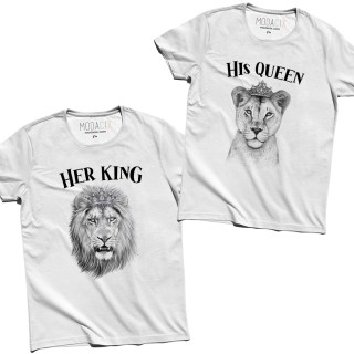 Her King - His Queen Sevgili Tişörtü 