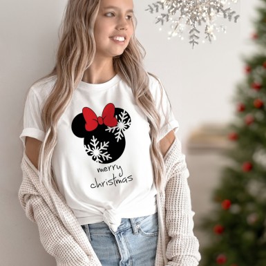 Yılbaşı Tişört Minik Mouse Bayan Yılbaşı Kıyafeti