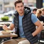 Slimfit Siyah Erkek Şişme Yelek-2