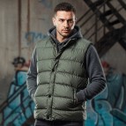 Erkek Haki Şişme Kolsuz Yelek-2