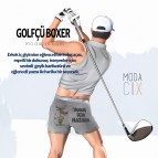 Golfçü Geyik Vuruşa Hazır Karikatürlü Komik Baksır