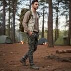 Regular Kamuflaj - Haki, Likralı, Boru Paça Erkek-2