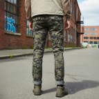 Regular Kamuflaj - Haki, Likralı, Boru Paça Erkek-1