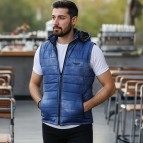 Erkek Kot Desen Şişme Yelek-1