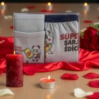 Batarya ve Süper Şarj Edici Panda Sevgili İç Giyim Kombini-1