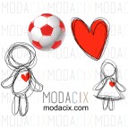 Futbol Aşk Çift Kombini